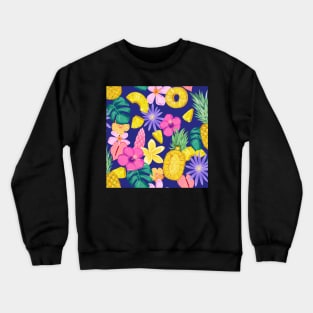 Tropical pineapple Crewneck Sweatshirt